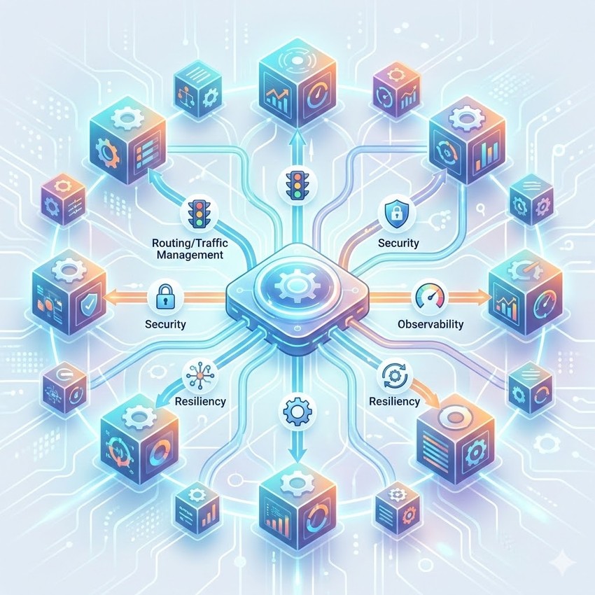 Service Mesh: Infrastruktur Tak Terlihat yang Mengelola Komunikasi Antar Mikroservis Secara Cerdas